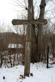 Kopyśno - krzyż drewniany ustawiony prawdopodobnie w 1938r. na pamiątkę 950-tej rocznicy Chrztu Rusi