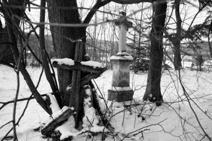 Hujsko (Nowe Sady) - pozostałości cmentarza